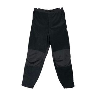 Red Ledge Fleece Nylon Knee Belted Side Zip Pant Sz L Black